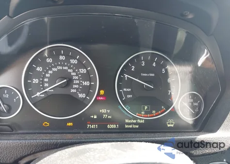 2015 BMW 328I from USA, damaged, VIN WBA3A5C5XFF608965